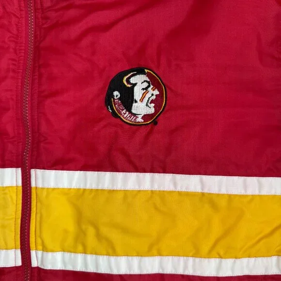 Vintage 90's Florida State University Seminoles FSU Puffer Jacket Mens XXL - Picture 4 of 9